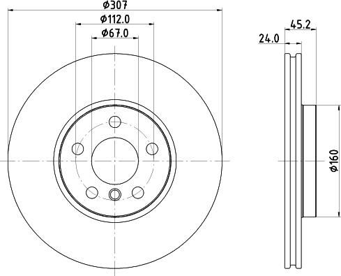 DON PCD22862 - Disc frana aaoparts.ro