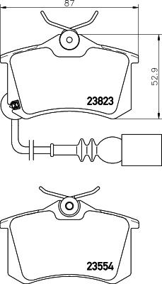 DON PCP1416 - Set placute frana,frana disc aaoparts.ro
