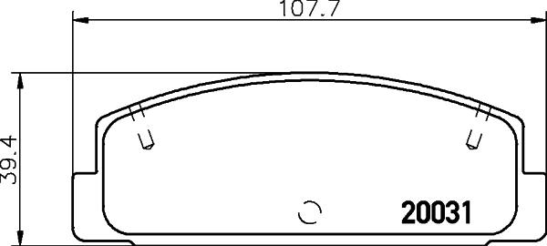 DON PCP1531 - Set placute frana,frana disc aaoparts.ro