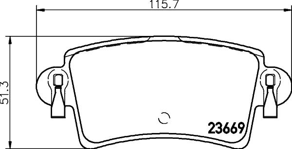 DON PCP1643 - Set placute frana,frana disc aaoparts.ro