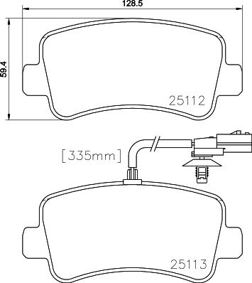 DON PCP1647 - Set placute frana,frana disc aaoparts.ro