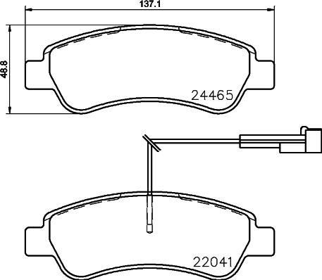 DON PCP1671 - Set placute frana,frana disc aaoparts.ro