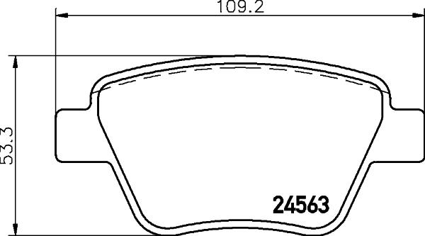 DON PCP1066 - Set placute frana,frana disc aaoparts.ro