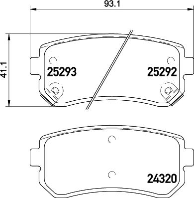 DON PCP1027 - Set placute frana,frana disc aaoparts.ro