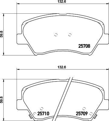 DON PCP1194 - Set placute frana,frana disc aaoparts.ro