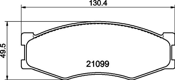 DON PCP1846 - Set placute frana,frana disc aaoparts.ro