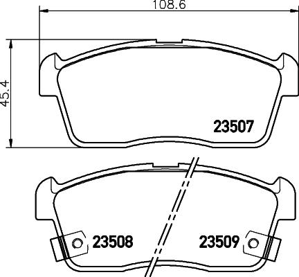 DON PCP1314 - Set placute frana,frana disc aaoparts.ro
