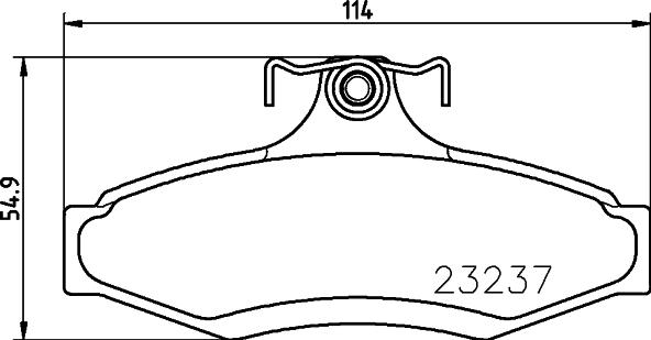 DON PCP1247 - Set placute frana,frana disc aaoparts.ro