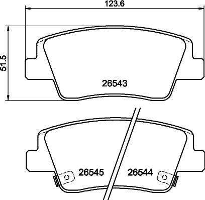 DON PCP2079 - Set placute frana,frana disc aaoparts.ro