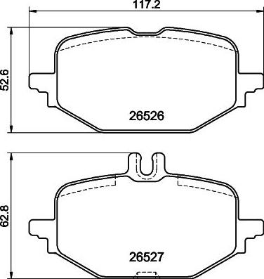 DON PCP2070 - Set placute frana,frana disc aaoparts.ro