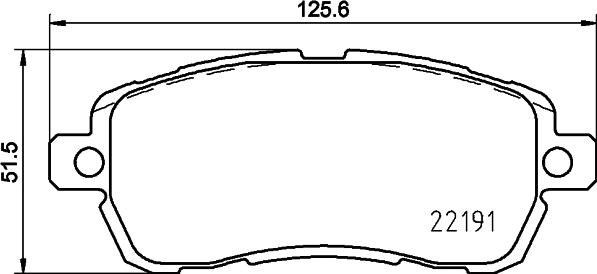 DON PCP2146 - Set placute frana,frana disc aaoparts.ro