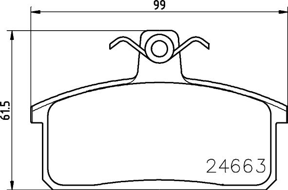 DON PCP2130 - Set placute frana,frana disc aaoparts.ro