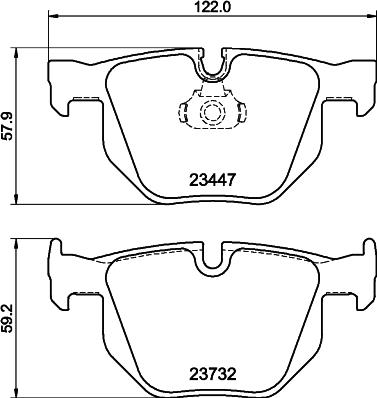 DON PCP2121 - Set placute frana,frana disc aaoparts.ro