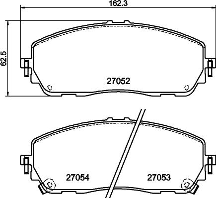 DON PCP2320 - Set placute frana,frana disc aaoparts.ro