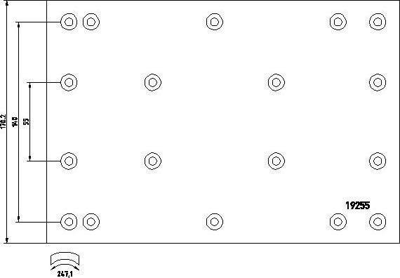 DON RN1021031A7115 - Set garnituri de frictiune, frana tambur aaoparts.ro