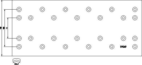 DON SA10111BX7113 - Set garnituri de frictiune, frana tambur aaoparts.ro