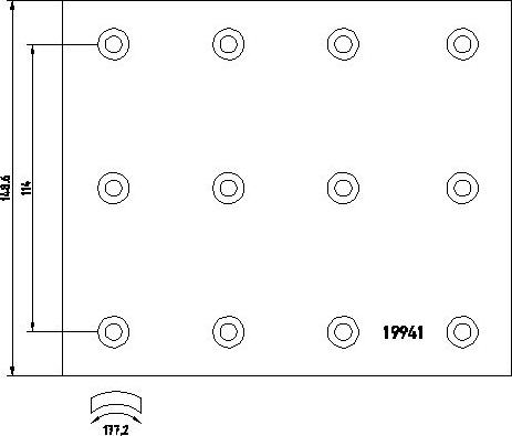 DON VL861S7100 - Set garnituri de frictiune, frana tambur aaoparts.ro