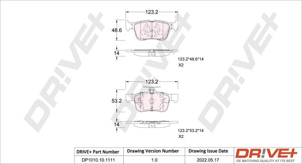 Dr!ve+ DP1010.10.1111 - Set placute frana,frana disc aaoparts.ro