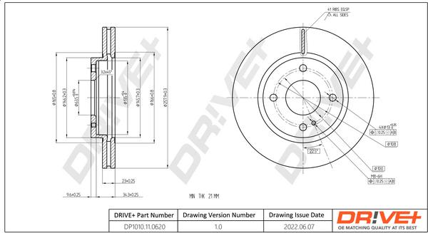 Dr!ve+ DP1010.11.0620 - Disc frana aaoparts.ro