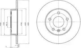 BOSCH 0 986 478 884 - Disc frana aaoparts.ro