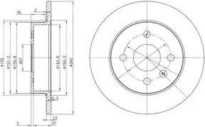 Dr!ve+ DP1010.11.0153 - Disc frana aaoparts.ro