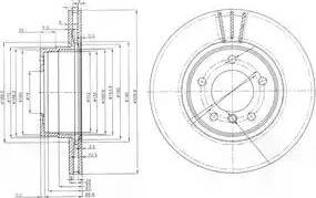 Febi Bilstein 24342 - Disc frana aaoparts.ro