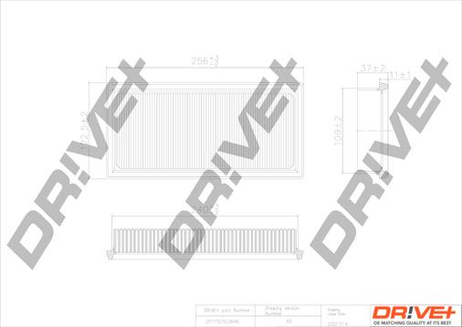 Dr!ve+ DP1110.10.0646 - Filtru aer aaoparts.ro