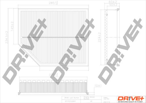 Dr!ve+ DP1110.10.0647 - Filtru aer aaoparts.ro