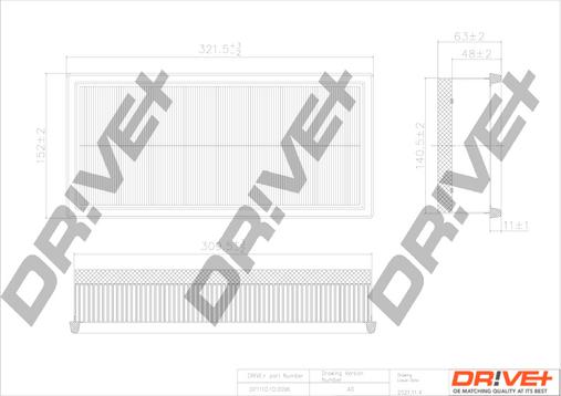 Dr!ve+ DP1110.10.0096 - Filtru aer aaoparts.ro