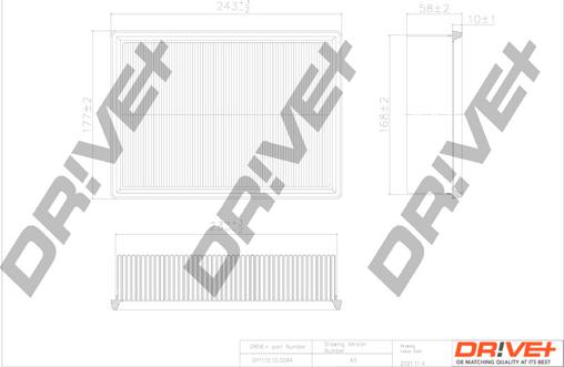 Dr!ve+ DP1110.10.0044 - Filtru aer aaoparts.ro