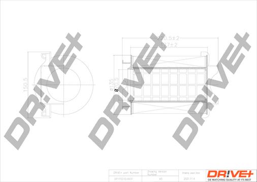 Dr!ve+ DP1110.10.0031 - Filtru aer aaoparts.ro