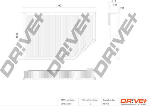 Dr!ve+ DP1110.10.0194 - Filtru aer aaoparts.ro