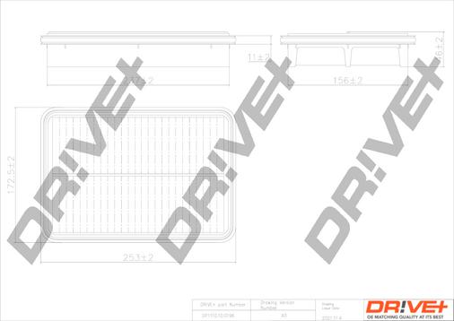 Dr!ve+ DP1110.10.0196 - Filtru aer aaoparts.ro