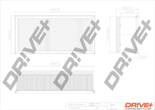 Dr!ve+ DP1110.10.0197 - Filtru aer aaoparts.ro