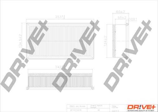 Dr!ve+ DP1110.10.0116 - Filtru aer aaoparts.ro