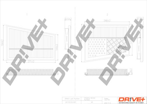 Dr!ve+ DP1110.10.0187 - Filtru aer aaoparts.ro