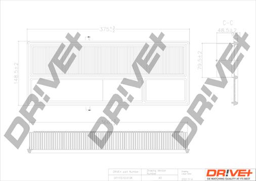 Dr!ve+ DP1110.10.0138 - Filtru aer aaoparts.ro