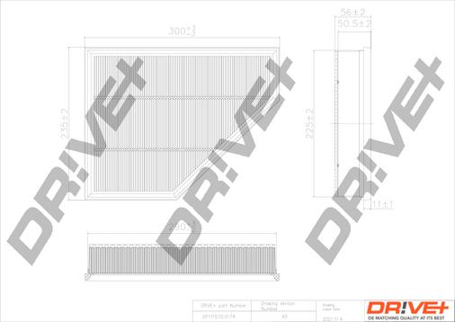 Dr!ve+ DP1110.10.0174 - Filtru aer aaoparts.ro