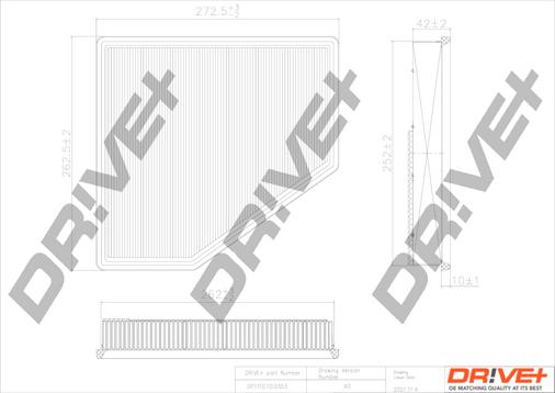 Dr!ve+ DP1110.10.0353 - Filtru aer aaoparts.ro
