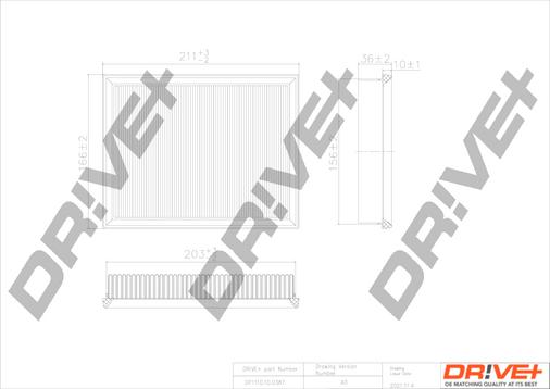 Dr!ve+ DP1110.10.0387 - Filtru aer aaoparts.ro