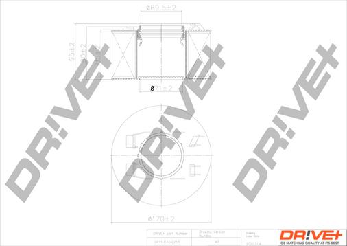 Dr!ve+ DP1110.10.0253 - Filtru aer aaoparts.ro