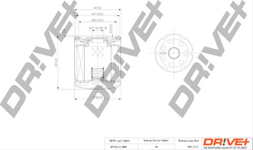 Dr!ve+ DP1110.11.0099 - Filtru ulei aaoparts.ro