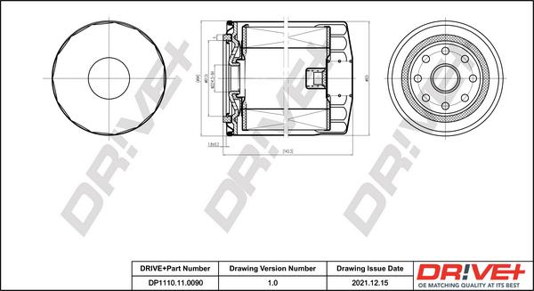 Dr!ve+ DP1110.11.0090 - Filtru ulei aaoparts.ro