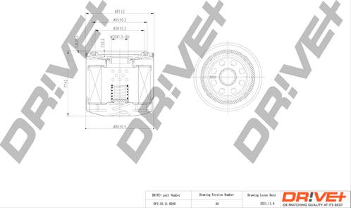 Dr!ve+ DP1110.11.0049 - Filtru ulei aaoparts.ro