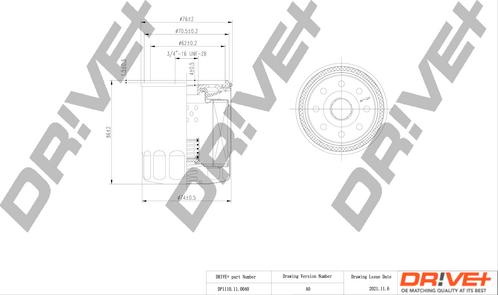 Dr!ve+ DP1110.11.0040 - Filtru ulei aaoparts.ro