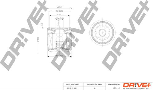 Dr!ve+ DP1110.11.0041 - Filtru ulei aaoparts.ro