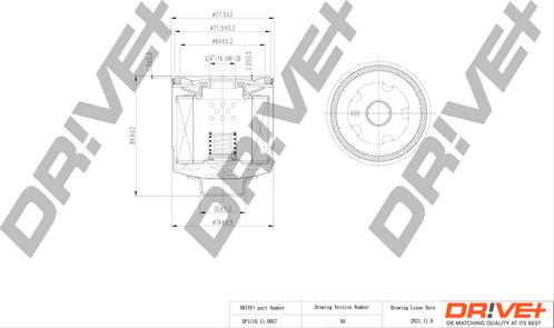 Dr!ve+ DP1110.11.0057 - Filtru ulei aaoparts.ro