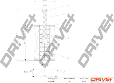 Dr!ve+ DP1110.11.0061 - Filtru ulei aaoparts.ro