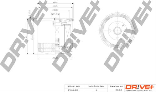 Dr!ve+ DP1110.11.0015 - Filtru ulei aaoparts.ro