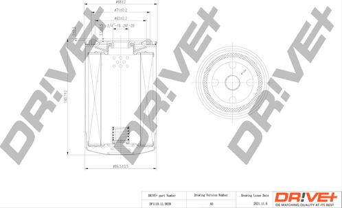 Dr!ve+ DP1110.11.0039 - Filtru ulei aaoparts.ro